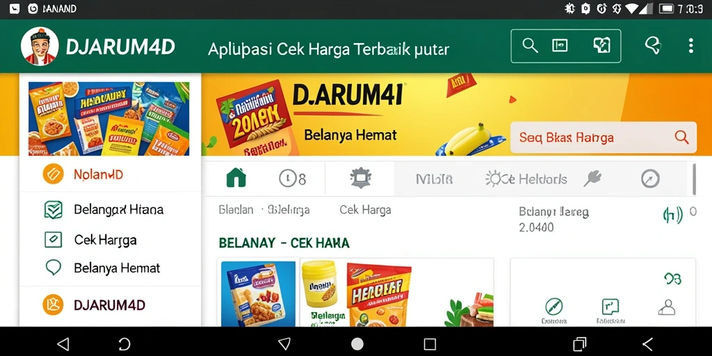 Antarmuka DJARUM4D yang menampilkan fungsi Cek Harga dengan jelas.