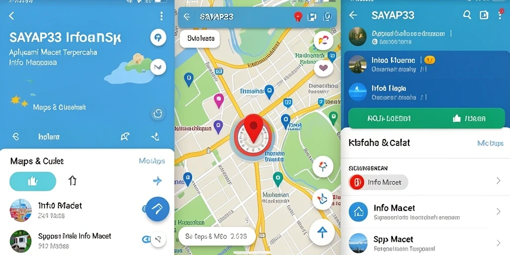 Antarmuka SAYAP33 yang menampilkan informasi kemacetan secara real-time.