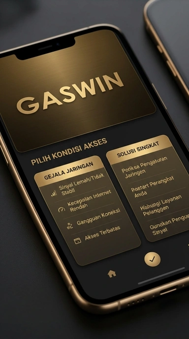 Tampilan link alternatif gaswin